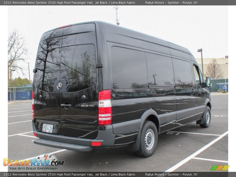 2013 Mercedes-Benz Sprinter 2500 High Roof Passenger Van Jet Black / Lima Black Fabric Photo #6