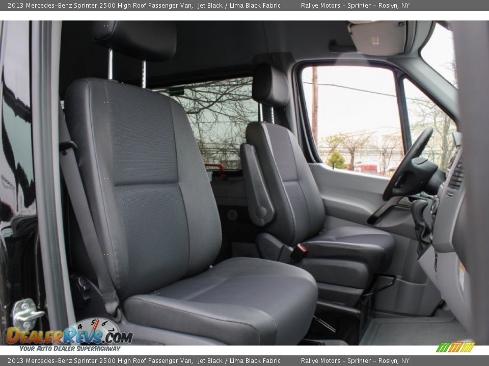 Lima Black Fabric Interior - 2013 Mercedes-Benz Sprinter 2500 High Roof Passenger Van Photo #9