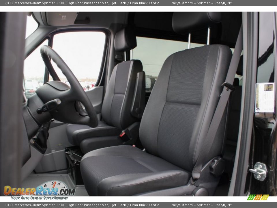2013 Mercedes-Benz Sprinter 2500 High Roof Passenger Van Jet Black / Lima Black Fabric Photo #11