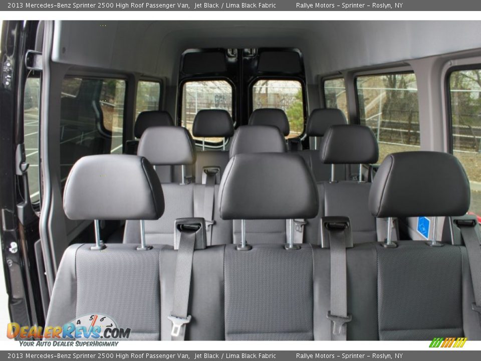 Rear Seat of 2013 Mercedes-Benz Sprinter 2500 High Roof Passenger Van Photo #14