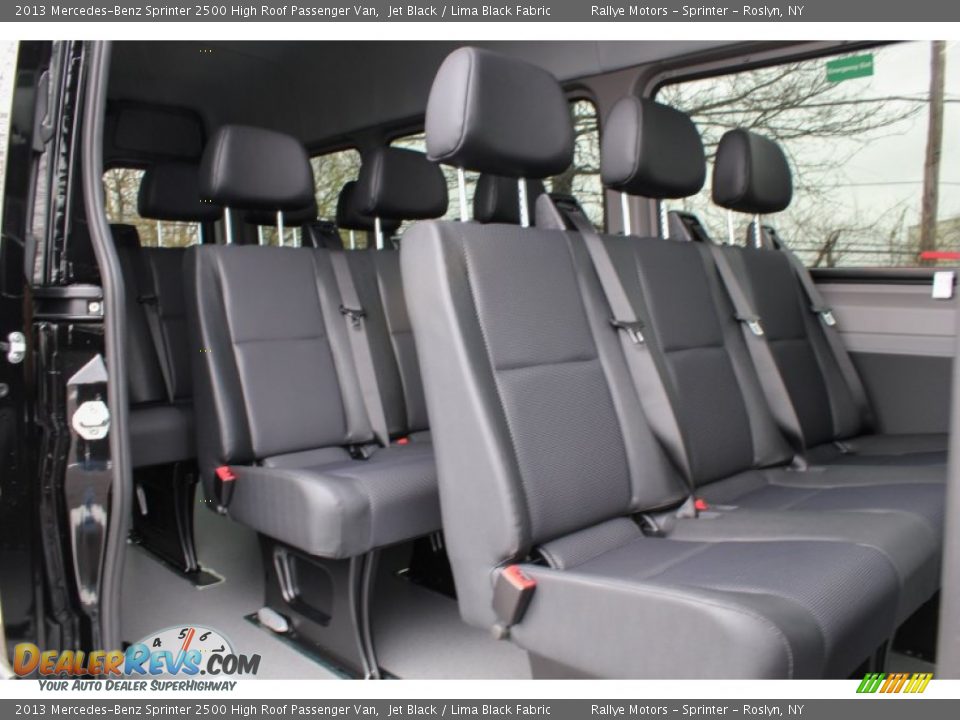 Rear Seat of 2013 Mercedes-Benz Sprinter 2500 High Roof Passenger Van Photo #15