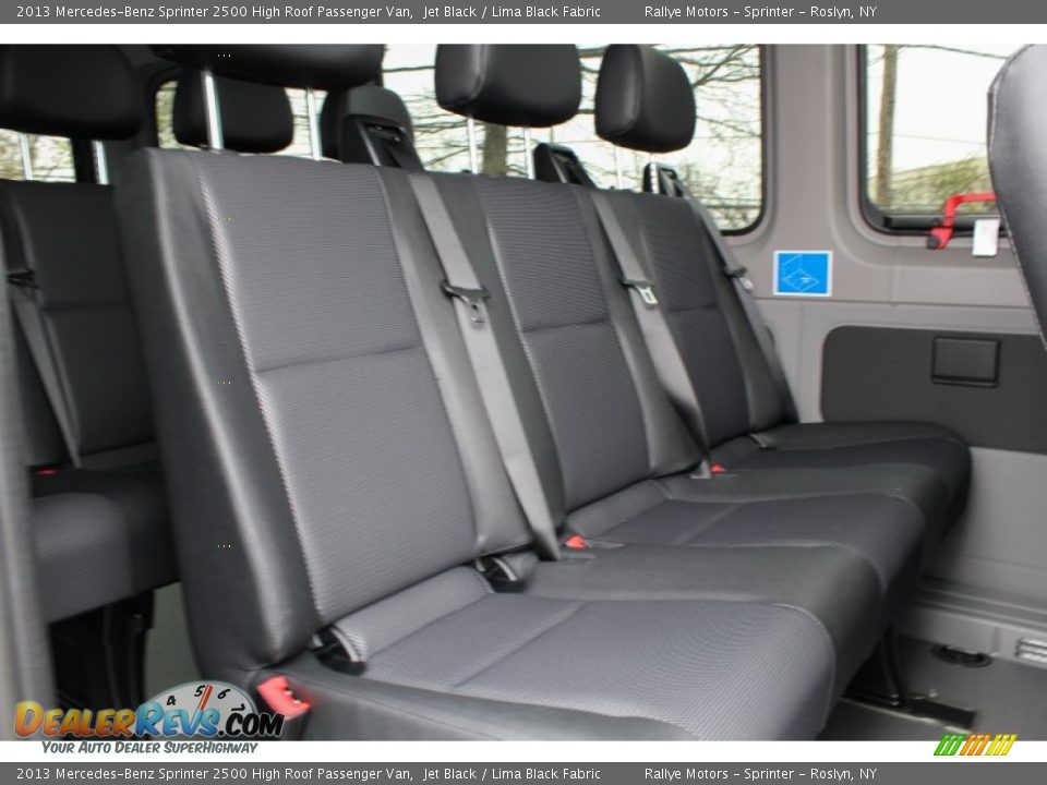 Rear Seat of 2013 Mercedes-Benz Sprinter 2500 High Roof Passenger Van Photo #16