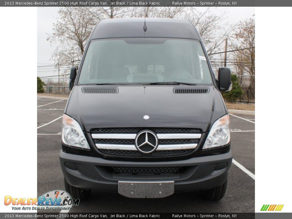 2013 Mercedes-Benz Sprinter 2500 High Roof Cargo Van Jet Black / Lima Black Fabric Photo #2