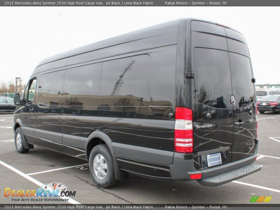 2013 Mercedes-Benz Sprinter 2500 High Roof Cargo Van Jet Black / Lima Black Fabric Photo #4