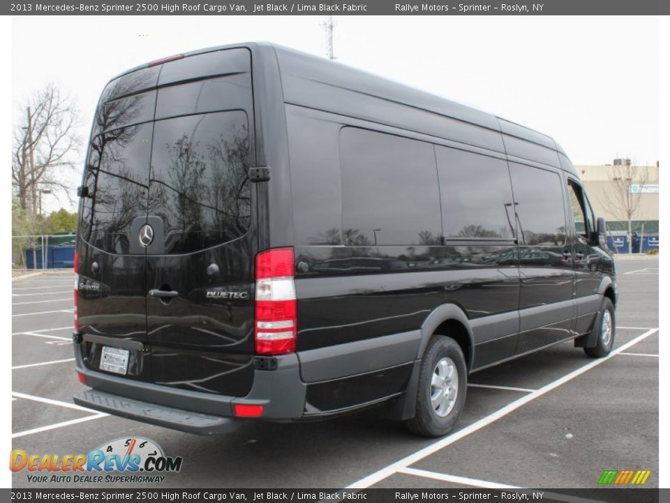 2013 Mercedes-Benz Sprinter 2500 High Roof Cargo Van Jet Black / Lima Black Fabric Photo #6