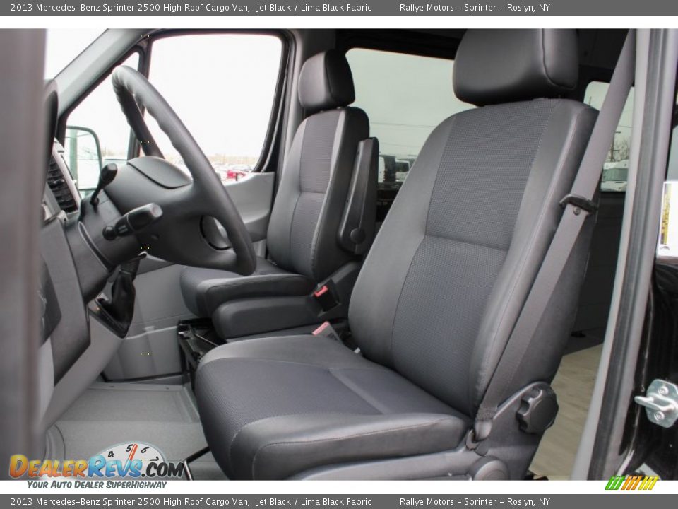 Lima Black Fabric Interior - 2013 Mercedes-Benz Sprinter 2500 High Roof Cargo Van Photo #11