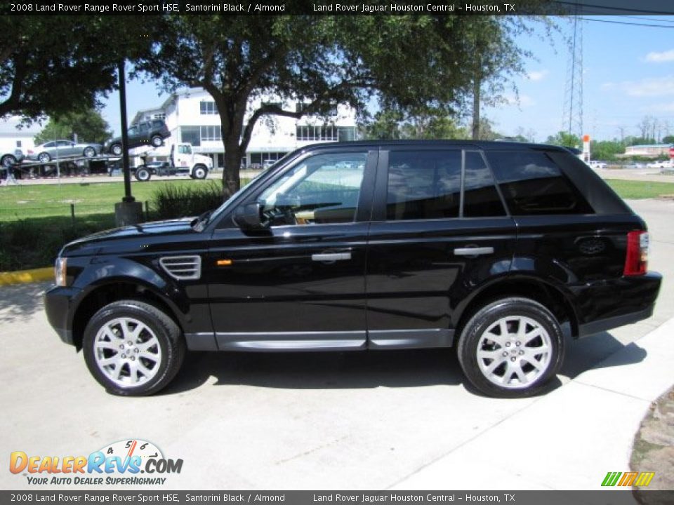 Santorini Black 2008 Land Rover Range Rover Sport HSE Photo #7