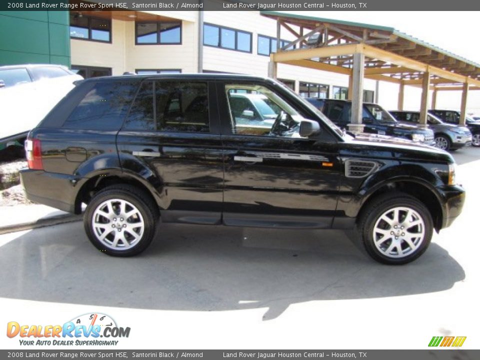 2008 Land Rover Range Rover Sport HSE Santorini Black / Almond Photo #11
