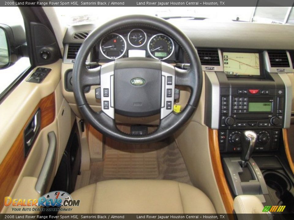 2008 Land Rover Range Rover Sport HSE Santorini Black / Almond Photo #12