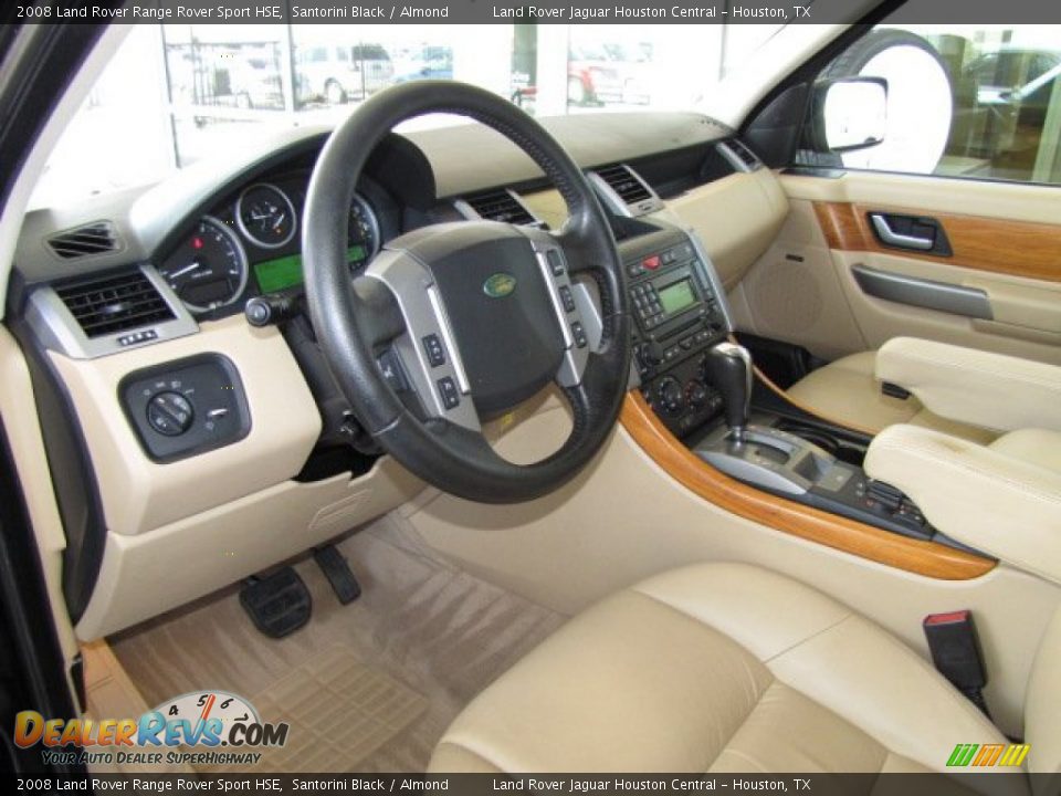 Almond Interior - 2008 Land Rover Range Rover Sport HSE Photo #13