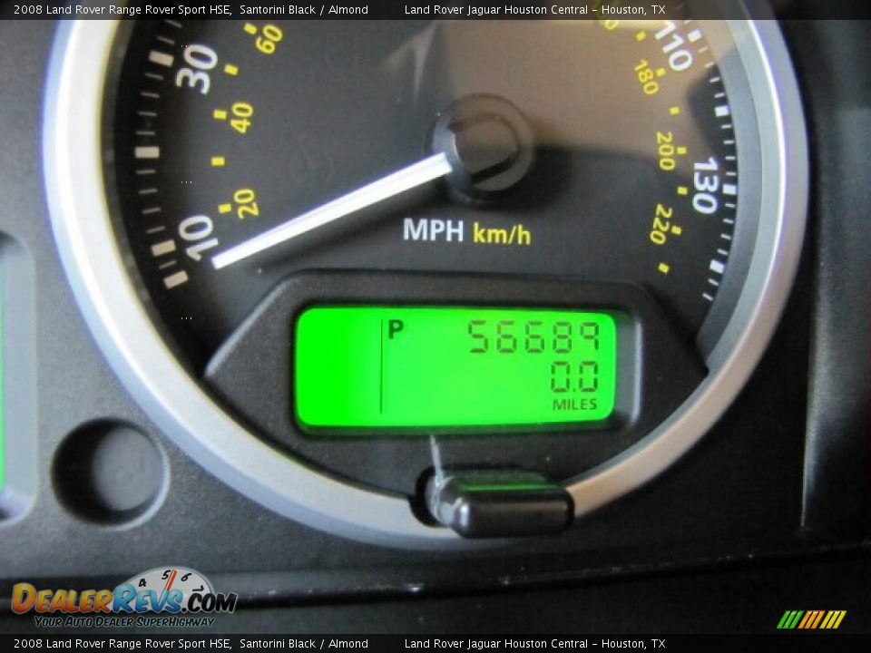 2008 Land Rover Range Rover Sport HSE Santorini Black / Almond Photo #16