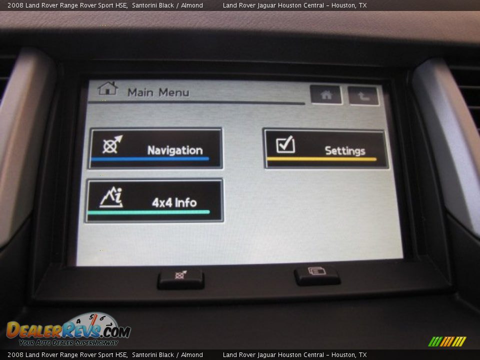 2008 Land Rover Range Rover Sport HSE Santorini Black / Almond Photo #17