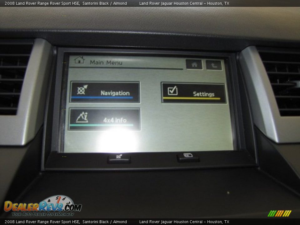 2008 Land Rover Range Rover Sport HSE Santorini Black / Almond Photo #19
