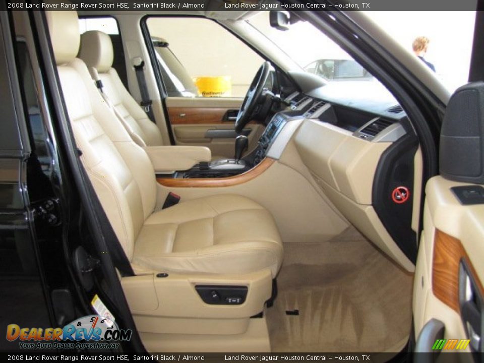 2008 Land Rover Range Rover Sport HSE Santorini Black / Almond Photo #24