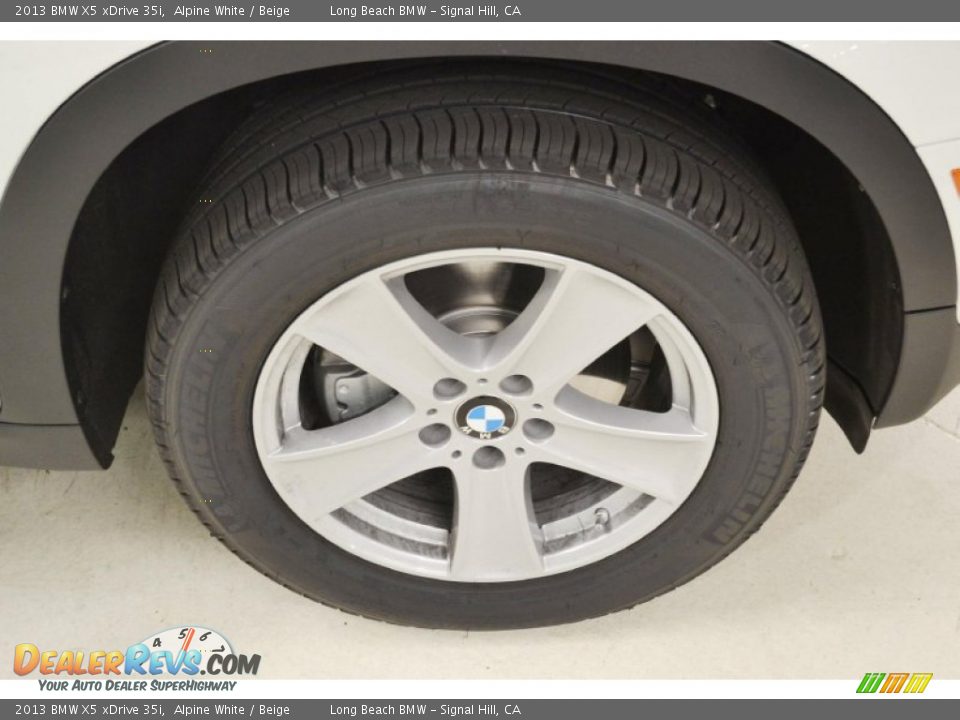 2013 BMW X5 xDrive 35i Alpine White / Beige Photo #3