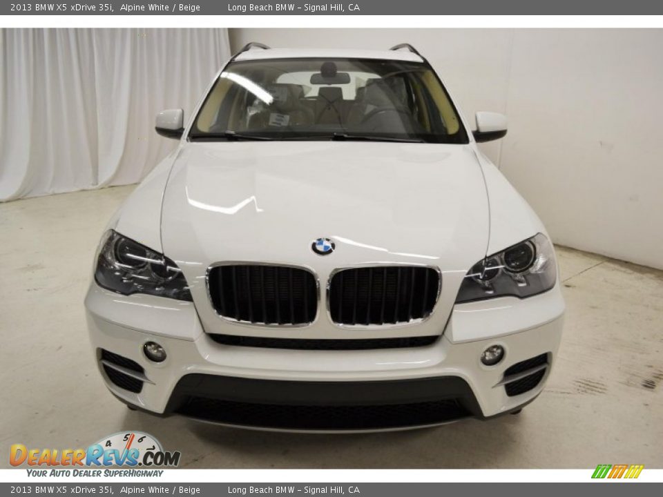 2013 BMW X5 xDrive 35i Alpine White / Beige Photo #4