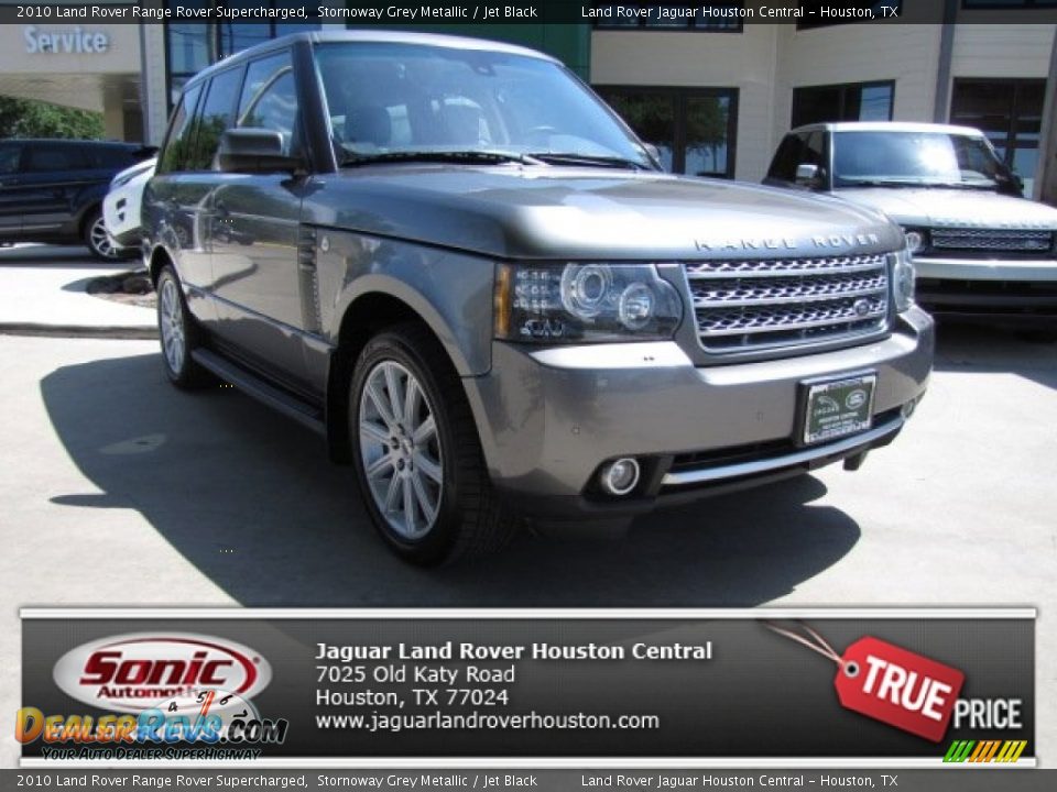 2010 Land Rover Range Rover Supercharged Stornoway Grey Metallic / Jet Black Photo #1