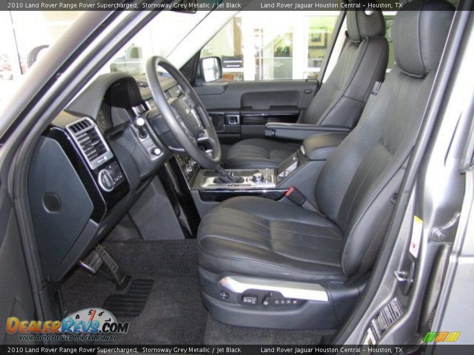 Jet Black Interior - 2010 Land Rover Range Rover Supercharged Photo #2