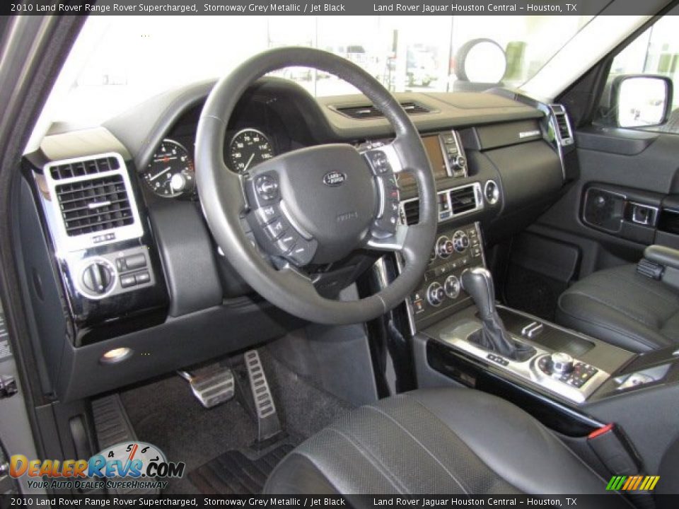 Jet Black Interior - 2010 Land Rover Range Rover Supercharged Photo #12