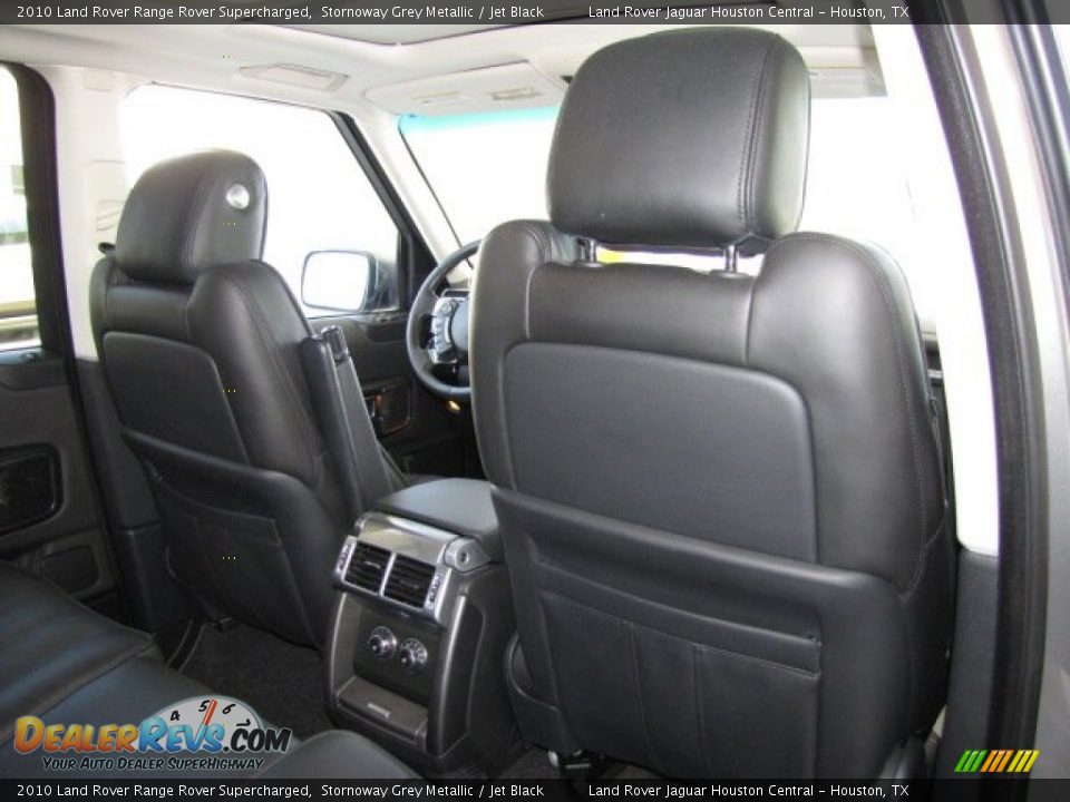 2010 Land Rover Range Rover Supercharged Stornoway Grey Metallic / Jet Black Photo #28