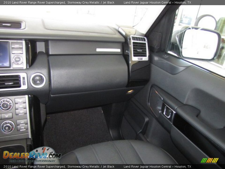 2010 Land Rover Range Rover Supercharged Stornoway Grey Metallic / Jet Black Photo #33
