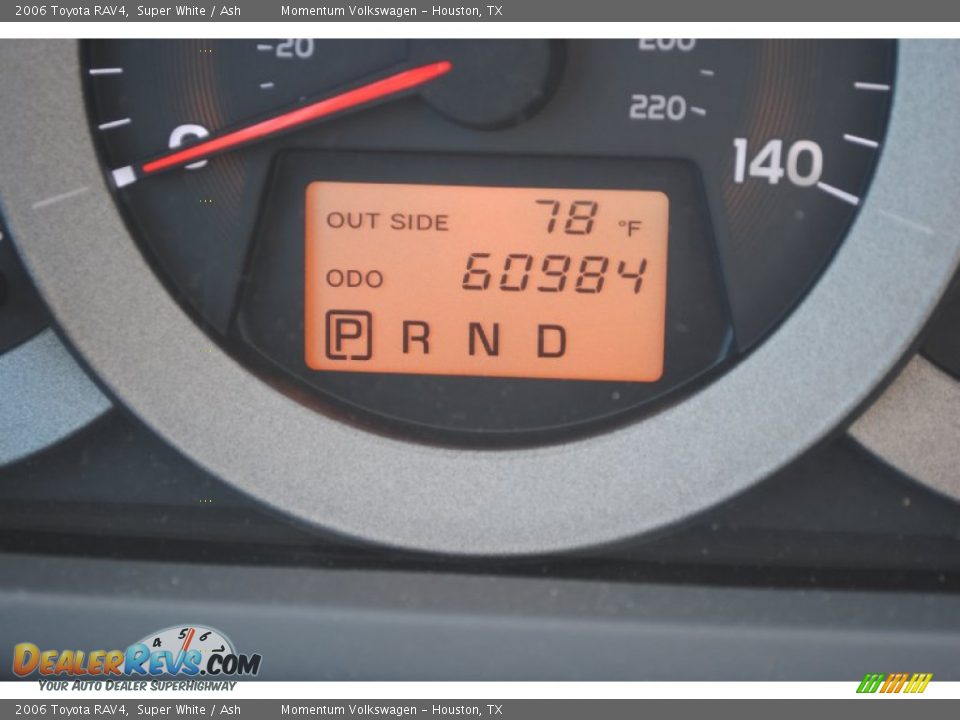 2006 Toyota RAV4 Super White / Ash Photo #23