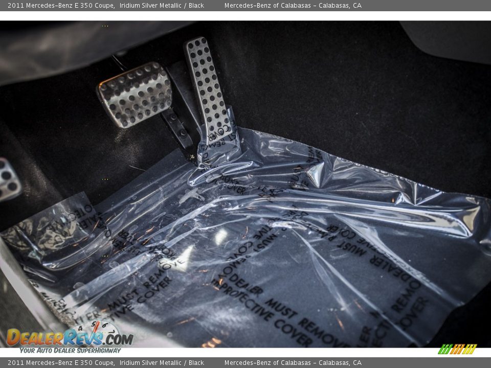 2011 Mercedes-Benz E 350 Coupe Iridium Silver Metallic / Black Photo #6