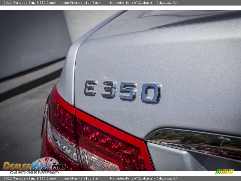 2011 Mercedes-Benz E 350 Coupe Iridium Silver Metallic / Black Photo #7