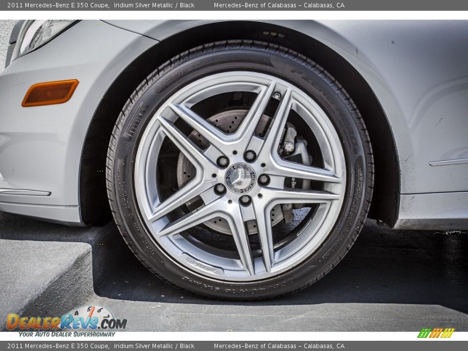 2011 Mercedes-Benz E 350 Coupe Iridium Silver Metallic / Black Photo #8