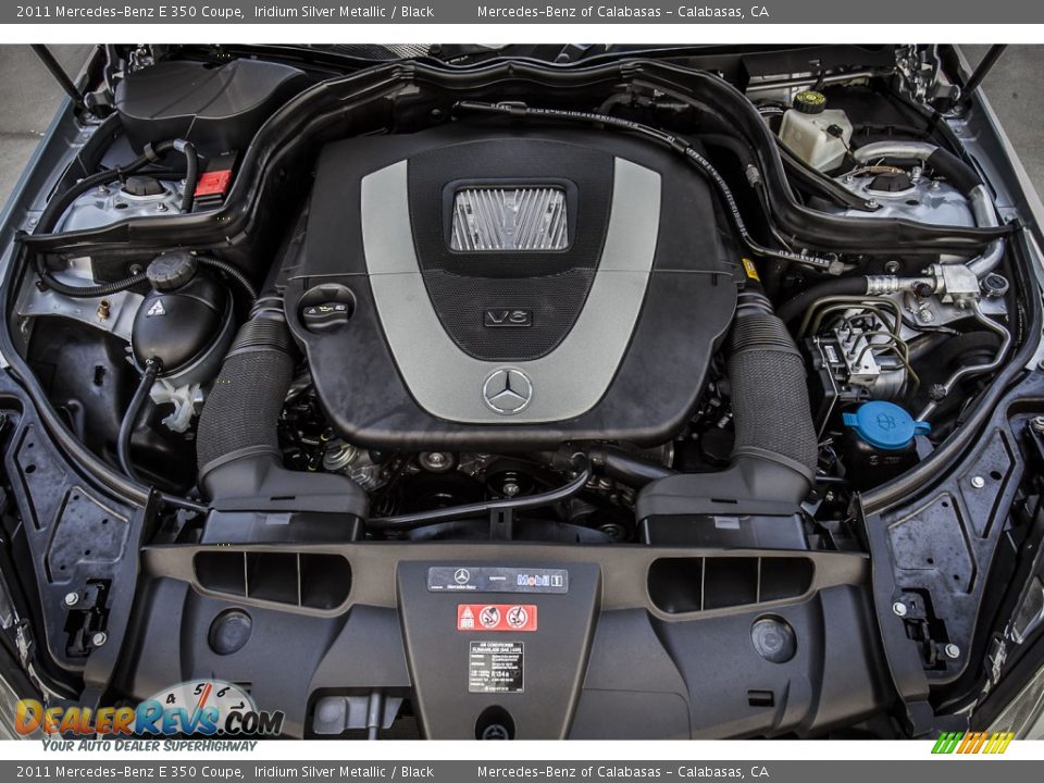 2011 Mercedes-Benz E 350 Coupe Iridium Silver Metallic / Black Photo #9