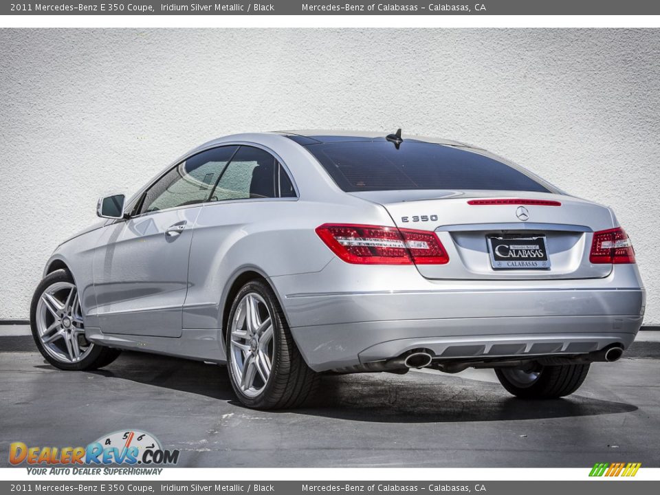 2011 Mercedes-Benz E 350 Coupe Iridium Silver Metallic / Black Photo #10