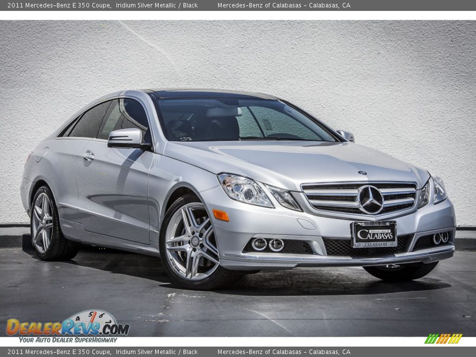 2011 Mercedes-Benz E 350 Coupe Iridium Silver Metallic / Black Photo #12