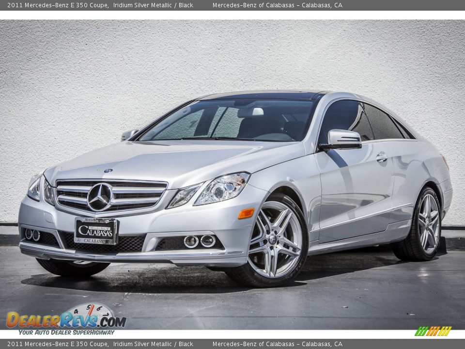 2011 Mercedes-Benz E 350 Coupe Iridium Silver Metallic / Black Photo #13