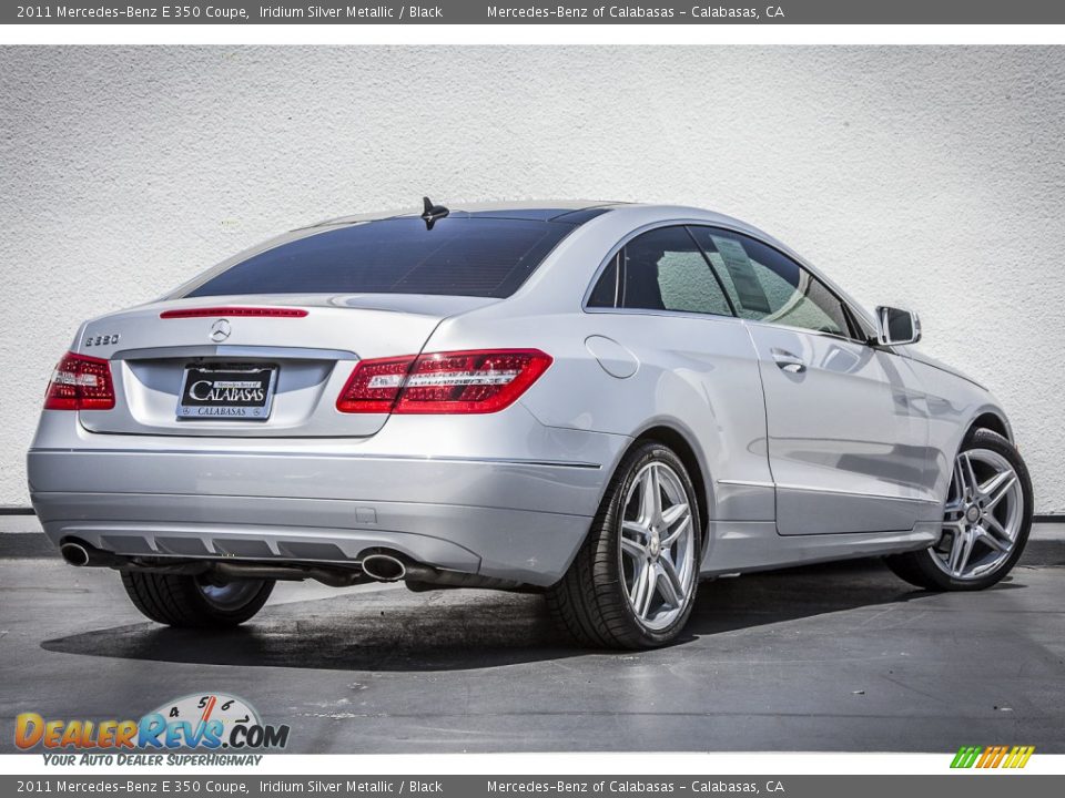 2011 Mercedes-Benz E 350 Coupe Iridium Silver Metallic / Black Photo #14