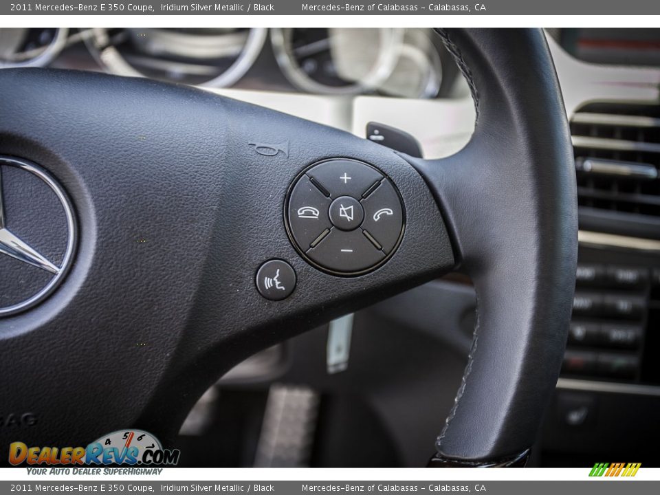 2011 Mercedes-Benz E 350 Coupe Iridium Silver Metallic / Black Photo #16