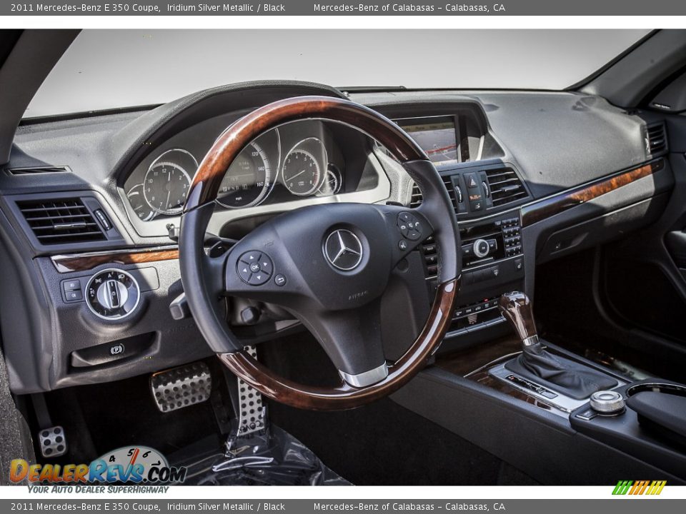 2011 Mercedes-Benz E 350 Coupe Iridium Silver Metallic / Black Photo #18