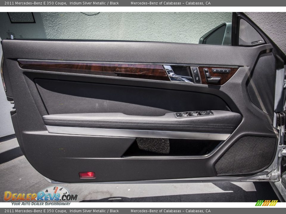 2011 Mercedes-Benz E 350 Coupe Iridium Silver Metallic / Black Photo #19