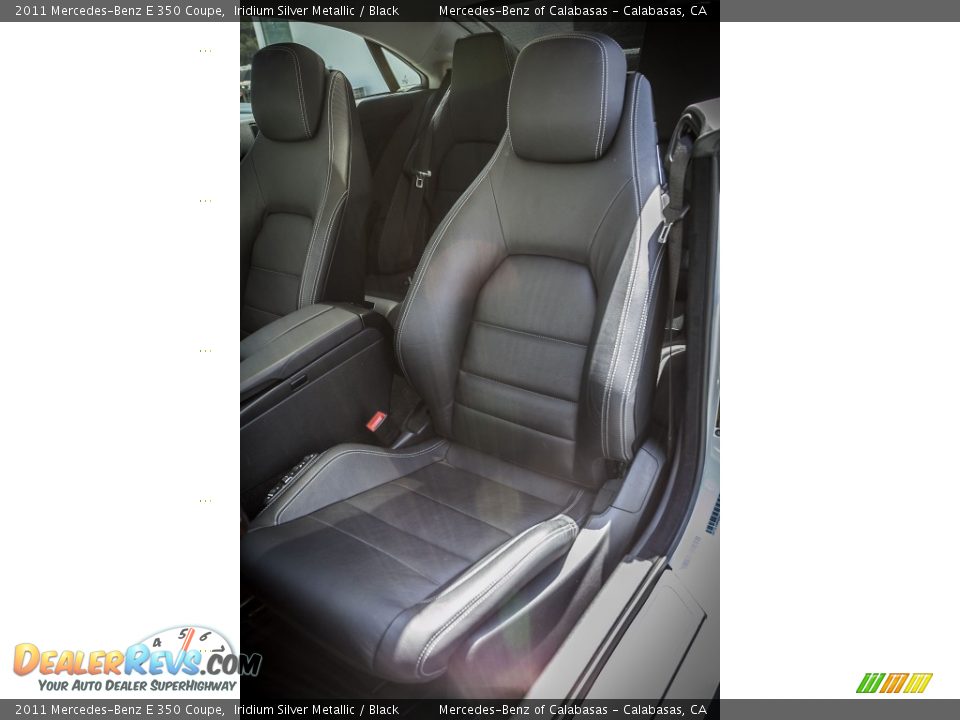 2011 Mercedes-Benz E 350 Coupe Iridium Silver Metallic / Black Photo #21