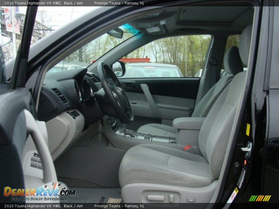2010 Toyota Highlander V6 4WD Black / Ash Photo #7