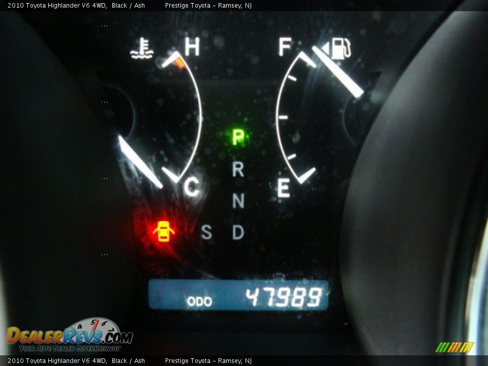 2010 Toyota Highlander V6 4WD Black / Ash Photo #10