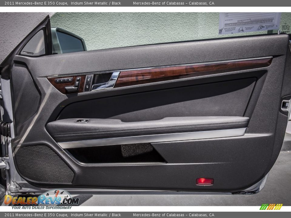2011 Mercedes-Benz E 350 Coupe Iridium Silver Metallic / Black Photo #24