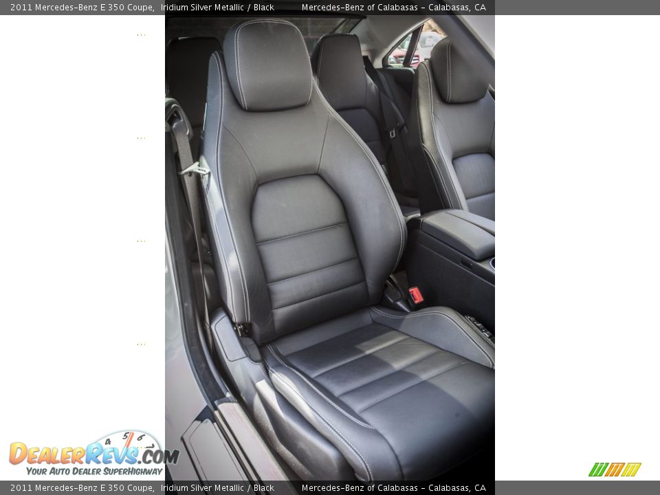 2011 Mercedes-Benz E 350 Coupe Iridium Silver Metallic / Black Photo #25