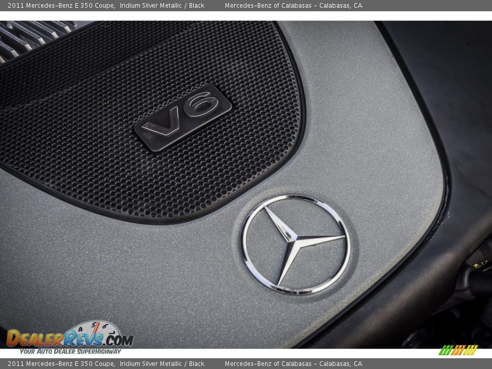 2011 Mercedes-Benz E 350 Coupe Iridium Silver Metallic / Black Photo #26