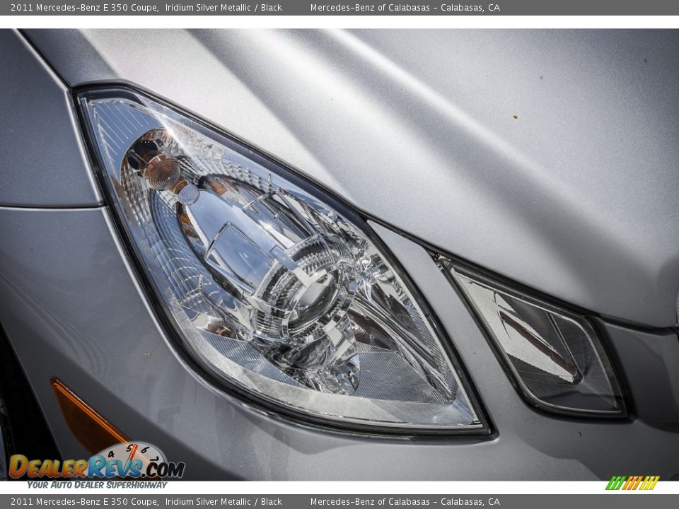 2011 Mercedes-Benz E 350 Coupe Iridium Silver Metallic / Black Photo #27