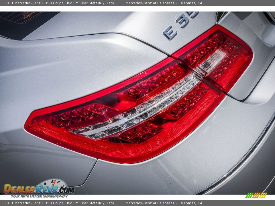2011 Mercedes-Benz E 350 Coupe Iridium Silver Metallic / Black Photo #29