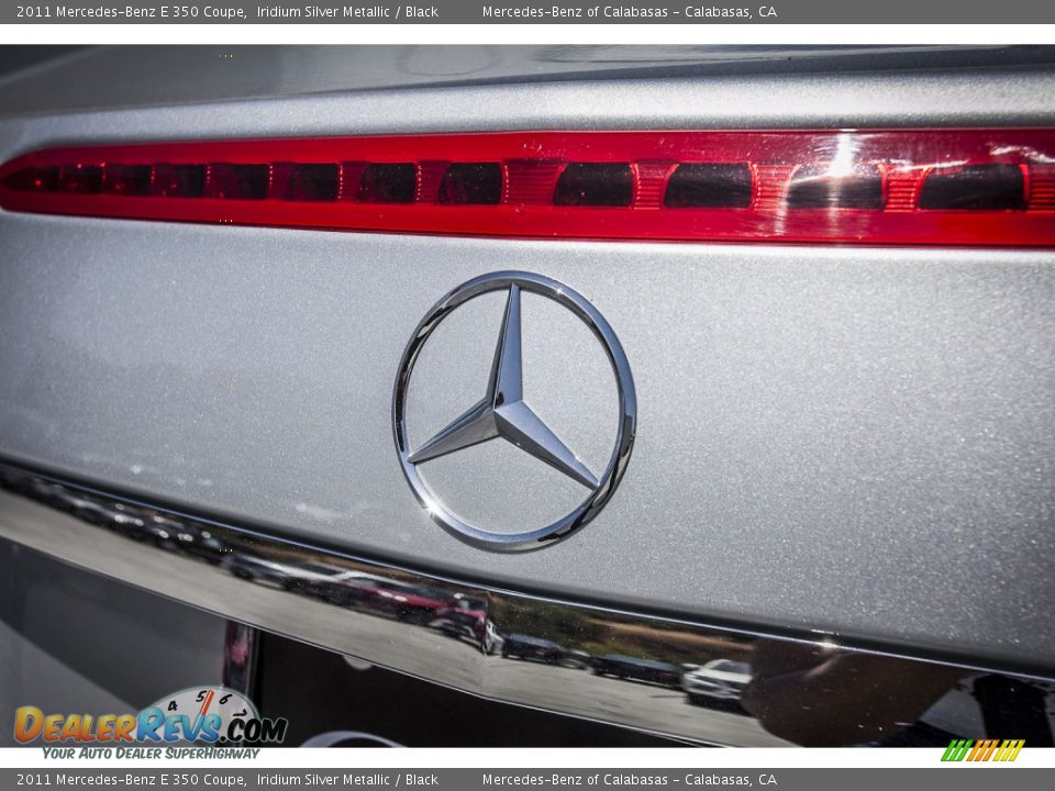 2011 Mercedes-Benz E 350 Coupe Iridium Silver Metallic / Black Photo #30