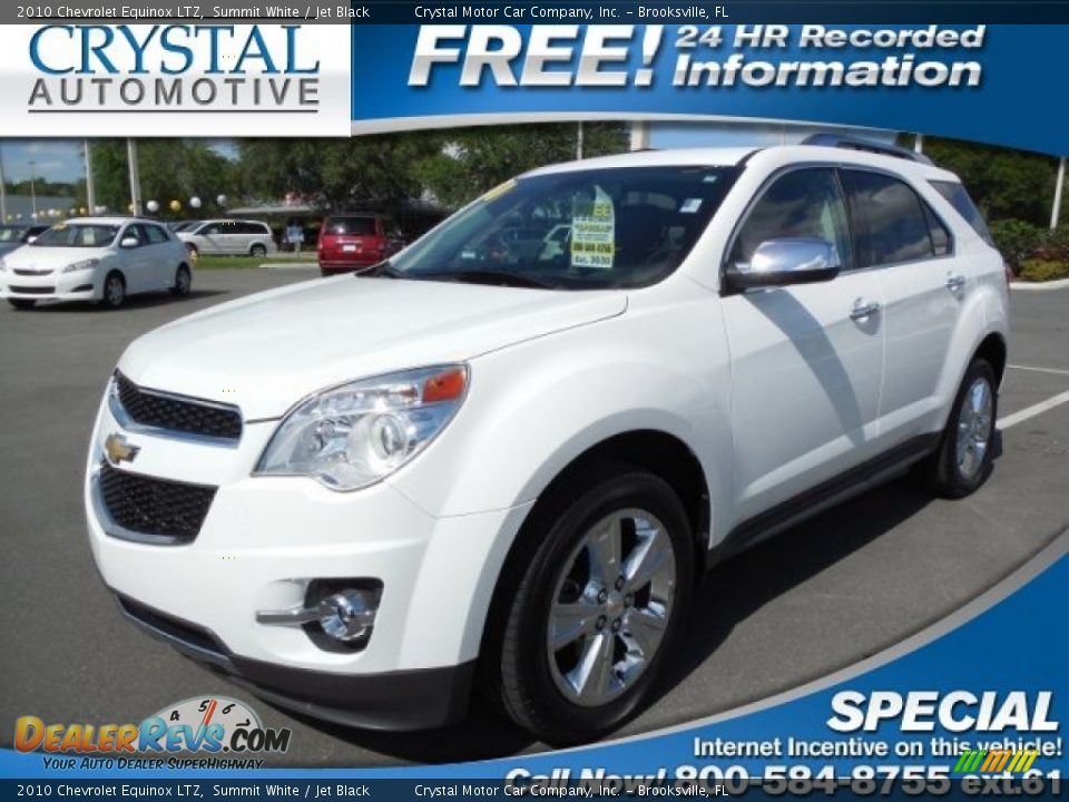 2010 Chevrolet Equinox LTZ Summit White / Jet Black Photo #1
