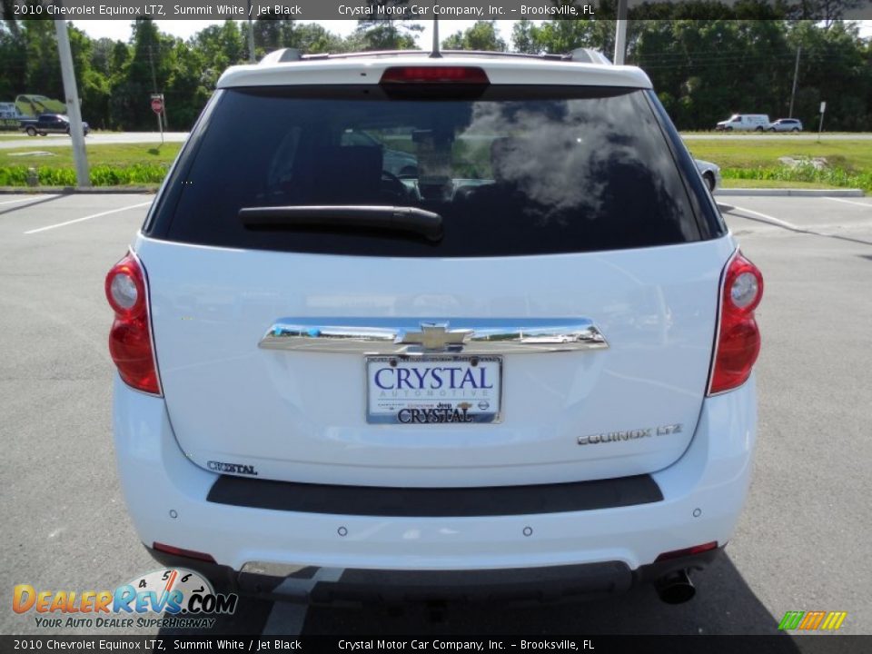 2010 Chevrolet Equinox LTZ Summit White / Jet Black Photo #8