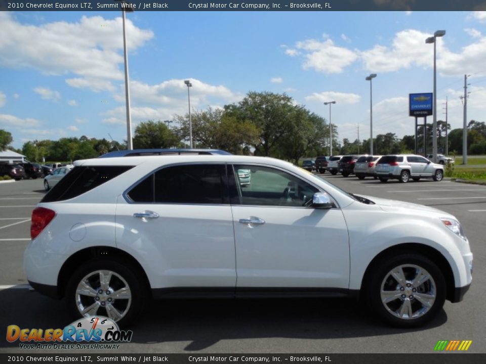 2010 Chevrolet Equinox LTZ Summit White / Jet Black Photo #10
