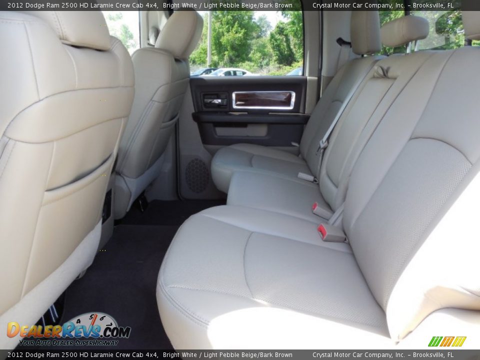 2012 Dodge Ram 2500 HD Laramie Crew Cab 4x4 Bright White / Light Pebble Beige/Bark Brown Photo #5
